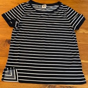 Anne Klein nautical loose fit summer stable top!